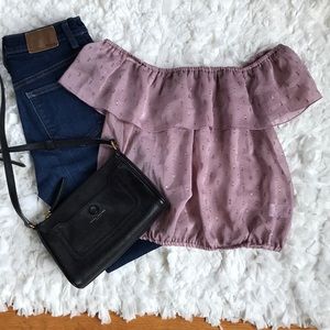 Charlotte Russe Off the Shoulder Top
